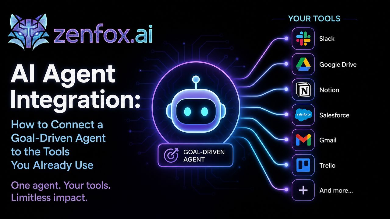 AI Agent Integration: How to Connect a Goal-Driven Agent to the Tools You Already Use
